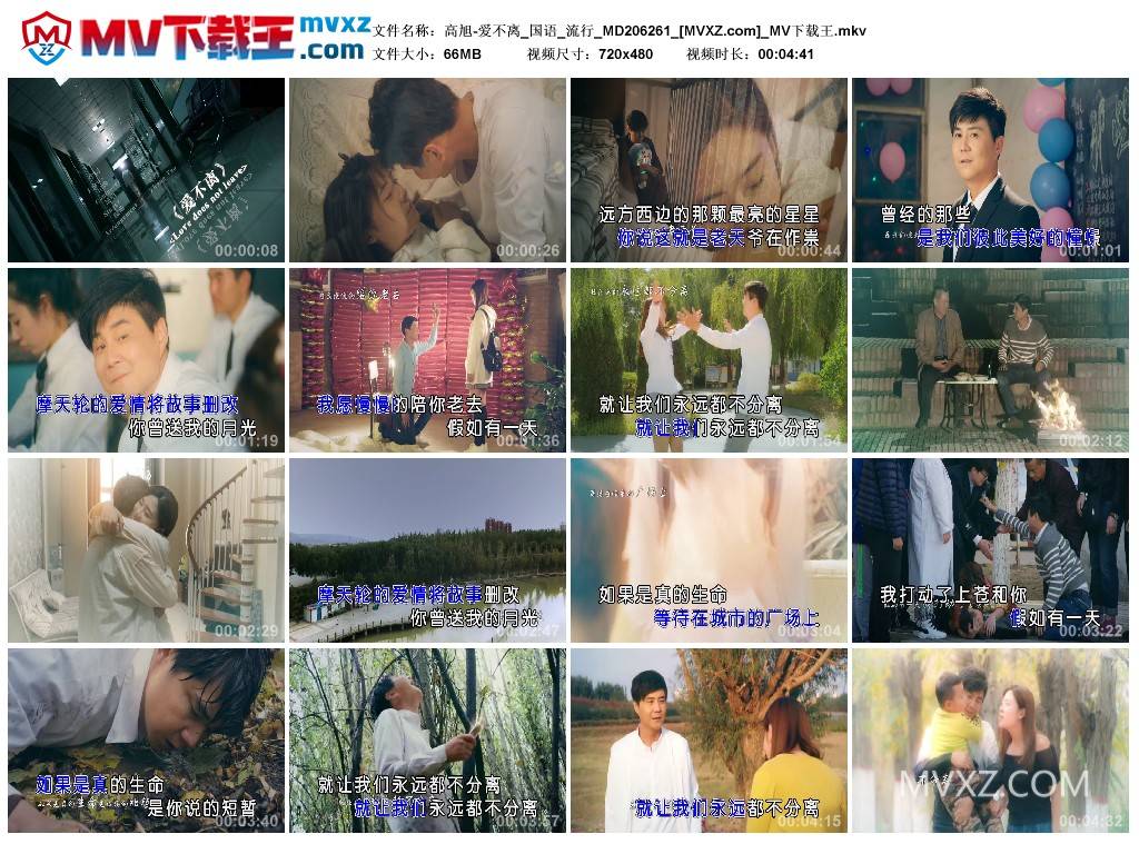 高旭-爱不离_国语_流行_MD206261